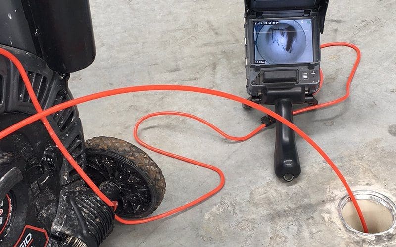blocked-drain-cctv-inspection-Melbourne cctv drain camera inspection equipment